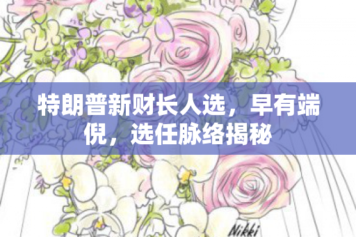 特朗普新财长人选，早有端倪，选任脉络揭秘