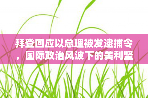 拜登回应以总理被发逮捕令，国际政治风波下的美利坚立场