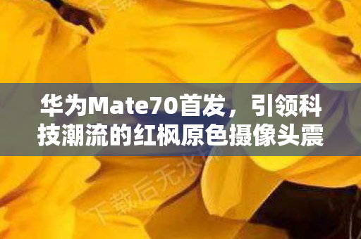 华为Mate70首发，引领科技潮流的红枫原色摄像头震撼登场