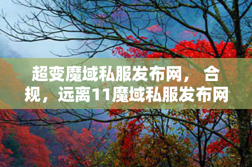 超变魔域私服发布网， 合规，远离11魔域私服发布网