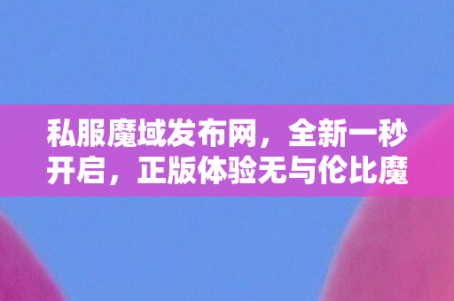 私服魔域发布网，全新一秒开启，正版体验无与伦比魔域私服发布网站