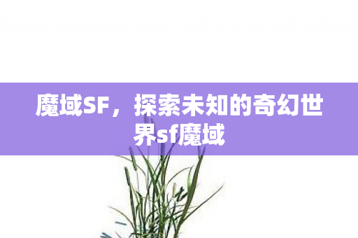 魔域SF，探索未知的奇幻世界sf魔域