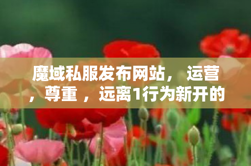 魔域私服发布网站， 运营，尊重 ，远离1行为新开的魔域私服发布网