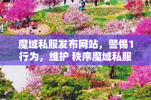 魔域私服发布网站，警惕1行为，维护 秩序魔域私服发布网站