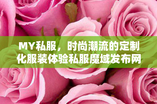 MY私服，时尚潮流的定制化服装体验私服魔域发布网刚开一秒