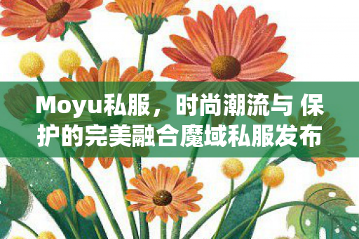 Moyu私服，时尚潮流与 保护的完美融合魔域私服发布网