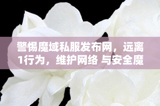 警惕魔域私服发布网，远离1行为，维护网络 与安全魔域私服发布网站