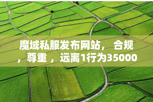 魔域私服发布网站， 合规，尊重 ，远离1行为350001魔域发布网新开服
