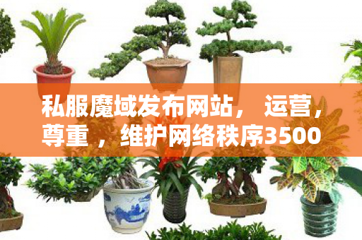 私服魔域发布网站， 运营，尊重 ，维护网络秩序350001魔域