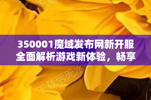 350001魔域发布网新开服全面解析游戏新体验，畅享魔幻世界！魔域私服