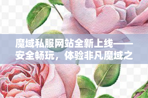 魔域私服网站全新上线——安全畅玩，体验非凡魔域之旅魔域私服网
