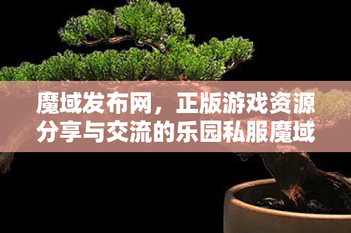 魔域发布网，正版游戏资源分享与交流的乐园私服魔域发布网