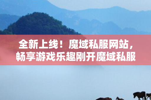 全新上线！魔域私服网站，畅享游戏乐趣刚开魔域私服