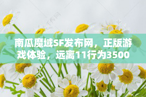 南瓜魔域SF发布网，正版游戏体验，远离11行为350001魔域sf发布网刚开一秒