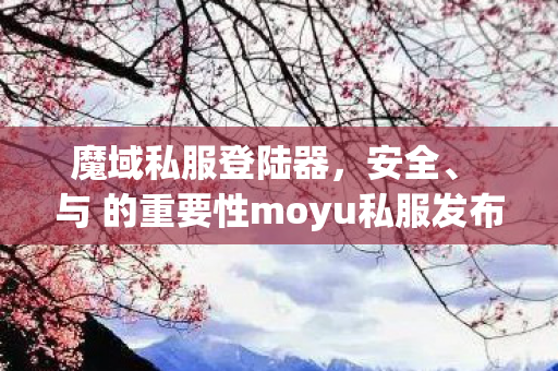 魔域私服登陆器，安全、 与 的重要性moyu私服发布网