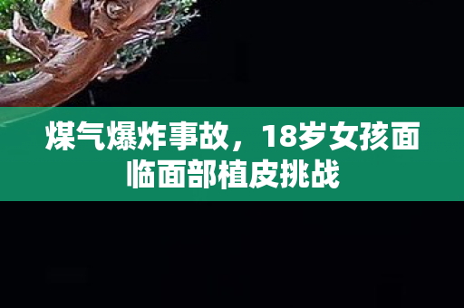 煤气爆炸事故，18岁女孩面临面部植皮挑战