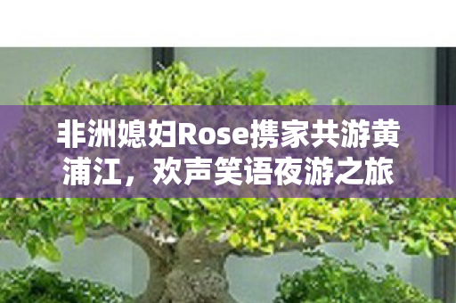 非洲媳妇Rose携家共游黄浦江，欢声笑语夜游之旅
