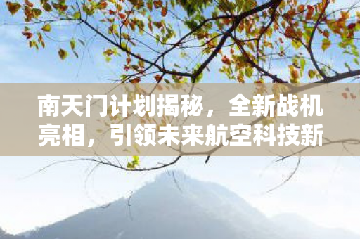 南天门计划揭秘，全新战机亮相，引领未来航空科技新篇章