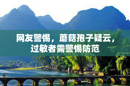 网友警惕，蘑菇孢子疑云，过敏者需警惕防范
