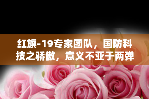 红旗-19专家团队，国防科技之骄傲，意义不亚于两弹一星