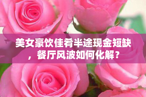 美女豪饮佳肴半途现金短缺，餐厅风波如何化解？