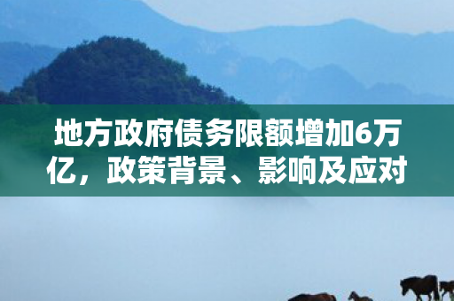 地方政府债务限额增加6万亿，政策背景、影响及应对策略