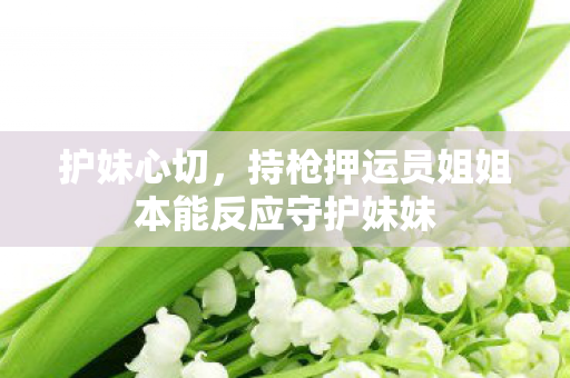 护妹心切，持枪押运员姐姐本能反应守护妹妹
