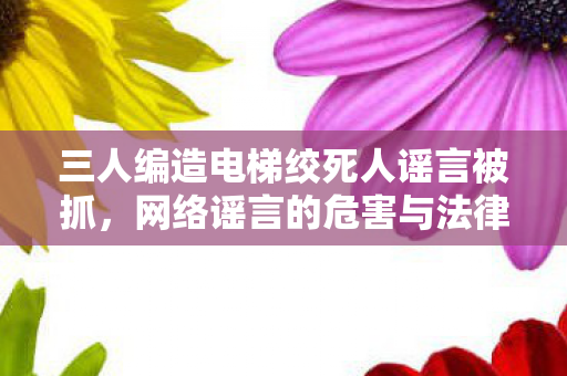 三人编造电梯绞死人谣言被抓，网络谣言的危害与法律责任