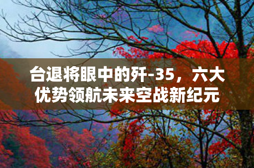 台退将眼中的歼-35，六大优势领航未来空战新纪元