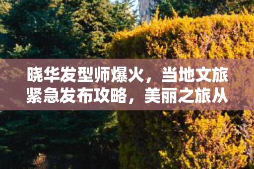 晓华发型师爆火，当地文旅紧急发布攻略，美丽之旅从发型开始