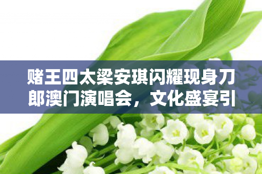 赌王四太梁安琪闪耀现身刀郎澳门演唱会，文化盛宴引全球瞩目