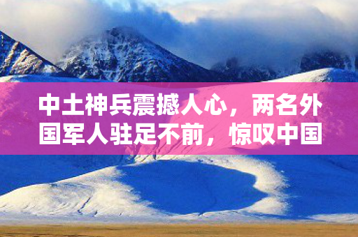 中土神兵震撼人心，两名外国军人驻足不前，惊叹中国武器之威
