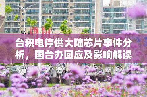 台积电停供大陆芯片事件分析，国台办回应及影响解读