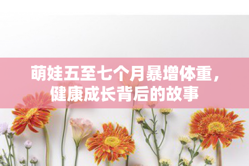 萌娃五至七个月暴增体重，健康成长背后的故事