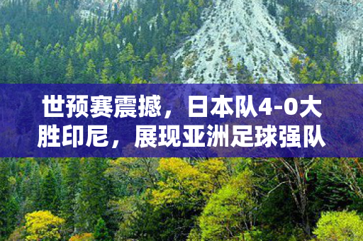 世预赛震撼，日本队4-0大胜印尼，展现亚洲足球强队风采