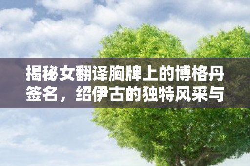 揭秘女翻译胸牌上的博格丹签名，绍伊古的独特风采与外交细节