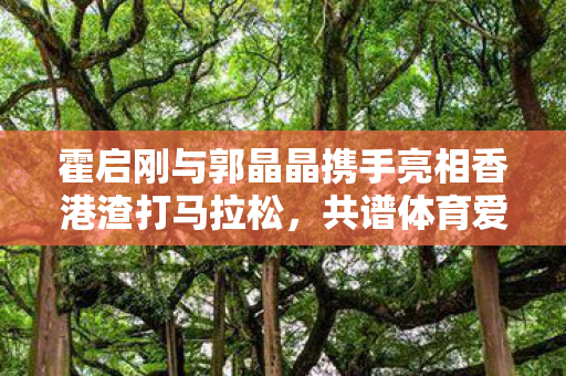 霍启刚与郭晶晶携手亮相香港渣打马拉松，共谱体育爱情佳话