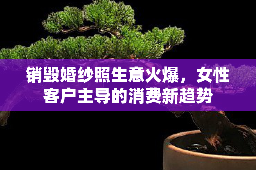 销毁婚纱照生意火爆，女性客户主导的消费新趋势