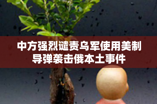 中方强烈谴责乌军使用美制导弹袭击俄本土事件